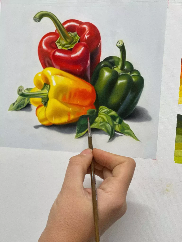 کلاس آموزش نقاشی رنگ و روغن